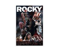 Rocky Balboa Poster de film classique sur toile décorative pour chambre à coucher 20 x 30 cm