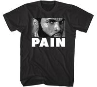 Rocky Clubber Lang Pain Profile Men's T Shirt Boxing Mr T Southside Slugger Black Size M