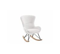 Rocky fauteuil à bascule blanc