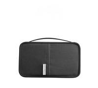 Rocky Green Étui de passeport de voyage de grande capacité - Organiseur de documents en tissu Oxford imperméable - Étui multifonction pour les voyages et les voyages d'affaires, Trompette bleue.,