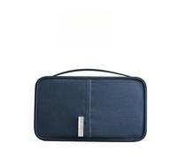 Rocky Green Étui de passeport de voyage de grande capacité - Organiseur de documents en tissu Oxford imperméable - Étui multifonction pour les voyages et les voyages d'affaires, Trompette noire.,