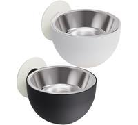 Rocky Green Gamelle surélevée magnétique anti-déversement pour animal domestique, fixation murale, pour soins cervicaux, bol d'eau pour chien, anti-déversement, facile à nettoyer, passe au