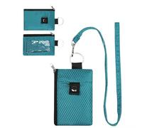 Rocky Green Porte-cartes fin anti-vol avec brosse anti-démagnétisation, porte-carte tour de cou certifié anti-démagnétisation, pochette universelle pour homme et femme, pochette universelle à 8