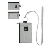 Rocky Green Porte-cartes fin anti-vol avec brosse anti-démagnétisation, porte-carte tour de cou certifié anti-démagnétisation, pochette universelle pour homme et femme, pochette universelle à 8