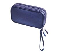 Rocky Green Sac de rangement multifonction 3 en 1 pour accessoires numériques - Système de stockage portable de grande capacité anti-poussière pour voyage d'affaires (4 couleurs), bleu, double deck,