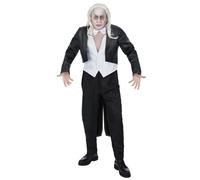 Smiffys Rocky Horror Show Costume Riff Raff, Veste, gilet et noeud de papillon