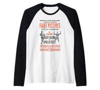 Rocky II Balboa vs Apollo Creed Rematch Poster Manche Raglan