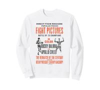 Rocky II Balboa vs Apollo Creed Rematch Poster Sweatshirt