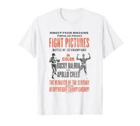 Rocky II Balboa vs Apollo Creed Rematch Poster T-Shirt