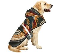 Rocky Manteau de pluie pour chien Motif cocarde | Veste à capuche imperméable avec ouverture de laisse et bande réfléchissante. Téléversez votre conception