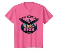 Rocky Mountain Freedom High T-Shirt, Enfant, Rose chiné, 2 Ans