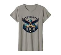 Rocky Mountain Freedom High T-Shirt, Femme, Ardoise, XL