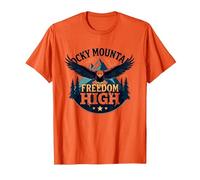 Rocky Mountain Freedom High T-Shirt, Homme, Orange, L