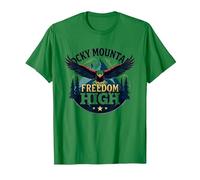 Rocky Mountain Freedom High T-Shirt, Homme, Vert Kelly, S