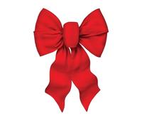 Rocky Mountain Marchandises Grande Filaire Nœud Rouge - 30,5 cm de Large par 50,8 cm de Long - Couronne de Noël avec nœud - Idéal pour Cadeaux de Grande - Intérieurextérieur - attachés à la Main en