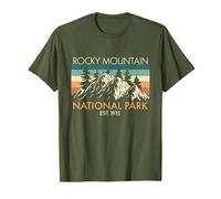 Rocky Mountain National Park Colorado Mountain Nature Randonnée T-Shirt