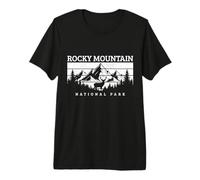 Rocky Mountain National Park Colorado Souvenir Vintage T-Shirt Haut de Gamme