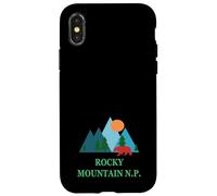 Rocky Mountain National Park Vacation Design Coque pour iPhone X/XS