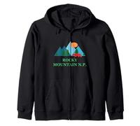 Rocky Mountain National Park Vacation Design Sweat à Capuche