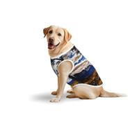 Rocky Mountain Rangeprint Débardeur d'été léger sans manches pour animaux de compagnie Taille M et L