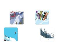 Rocky Mountain Winter Coaster Set