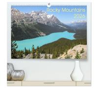 Rocky Mountains 2026 (hochwertiger Premium Wandkalender 2026 DIN A2 quer), Kunstdruck in Hochglanz: Die schönsten Orte in den Rocky Mountains zwischen Columbia und Idaho