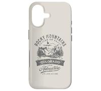 Rocky Mountains Colorado Heaven on Earth Design Vieilli Coque pour iPhone 17