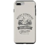 Rocky Mountains Colorado Heaven on Earth Design Vieilli Coque pour iPhone 7 Plus/8 Plus
