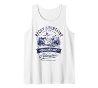 Rocky Mountains Colorado Heaven on Earth Design Vieilli Débardeur