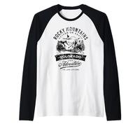 Rocky Mountains Colorado Heaven on Earth Design Vieilli Manche Raglan