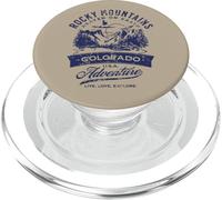 Rocky Mountains Colorado Heaven on Earth Design Vieilli PopSockets PopGrip pour MagSafe
