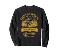 Rocky Mountains Colorado Heaven on Earth Design Vieilli Sweatshirt