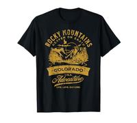 Rocky Mountains Colorado Heaven on Earth Design Vieilli T-Shirt