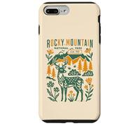 Rocky Mountains Park Art Populaire Rustique pour Femmes, Hommes, Enfants Coque pour iPhone 7 Plus/8 Plus