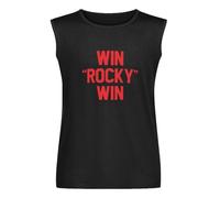 Rocky Movie Win Rocky Win Mens Sleeveless T-Shirt Black Unisex Vest Tank Tee M