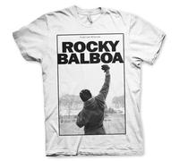 Rocky Officiellement sous Licence Balboa - It Ain't Over Hommes T-Shirt (Blanc), Small