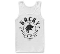 Rocky Officiellement sous Licence Italian Stallion Débardeur Tricot de Corps Blanc Medium