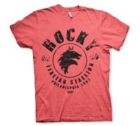 Rocky Officiellement sous Licence Italian Stallion Hommes T-Shirt (Rouge-Heather), Small