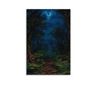 Rocky Path in The Dark Night Living Art mural 40 x 60 cm