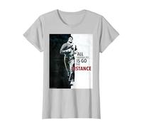Rocky, Prends la Distance T-Shirt, Femme, Argent, XL
