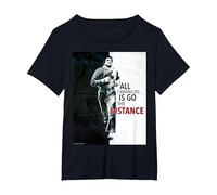 Rocky, Prends la Distance T-Shirt, Femme Grandes Tailles, Noir, 2X