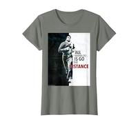 Rocky, Prends la Distance T-Shirt, Femme, Vert Kaki chiné, XXL