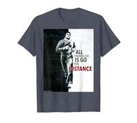 Rocky, Prends la Distance T-Shirt, Homme, Bleu Chiné, S