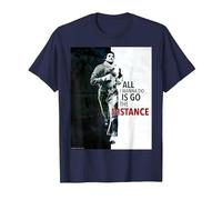 Rocky, Prends la Distance T-Shirt, Homme, Bleu Marine, XL