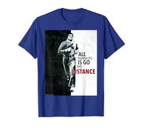 Rocky, Prends la Distance T-Shirt, Homme, Bleu Royal, XL