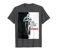 Rocky, Prends la Distance T-Shirt, Homme, Chiné Foncé, 6XL