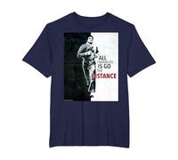 Rocky, Prends la Distance T-Shirt, Homme Grandes Tailles, Bleu Marine, 2X Tall