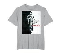 Rocky, Prends la Distance T-Shirt, Homme Grandes Tailles, Gris Chiné, 2X Tall