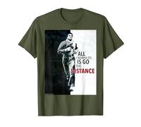 Rocky, Prends la Distance T-Shirt, Homme, Olive, XXL