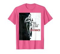 Rocky, Prends la Distance T-Shirt, Homme, Rose Chiné, XXL
